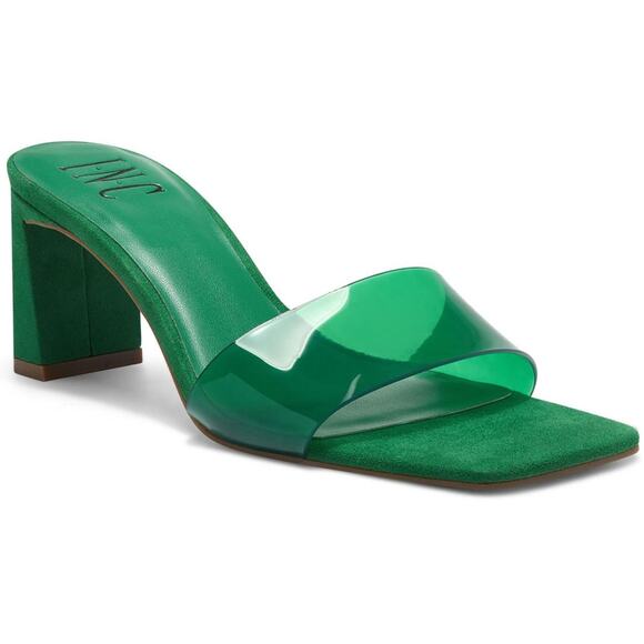 INC International Concepts Shoes - INC International Concepts Women High Heel Slide Sandal Beyla2 Size US 5 Green